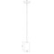 Z-Lite Willow 1 Light Mini Pendant, Matte Black, Inner White & Outer Clear 426MP-MB - alternate 6